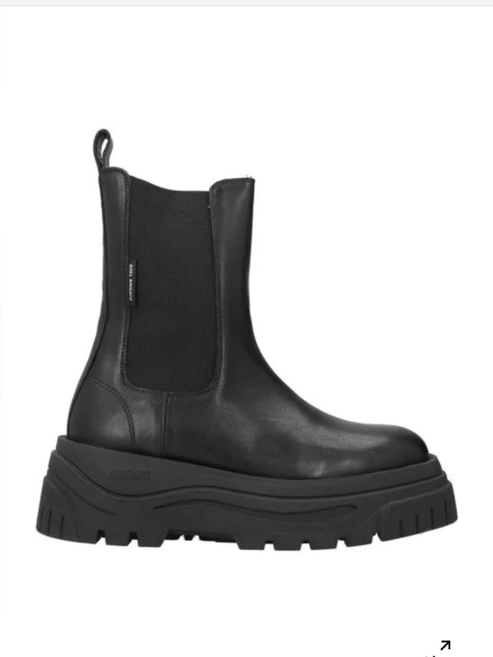 Axel Arigato Black Chunky Chelsea Lug-Heel Boot